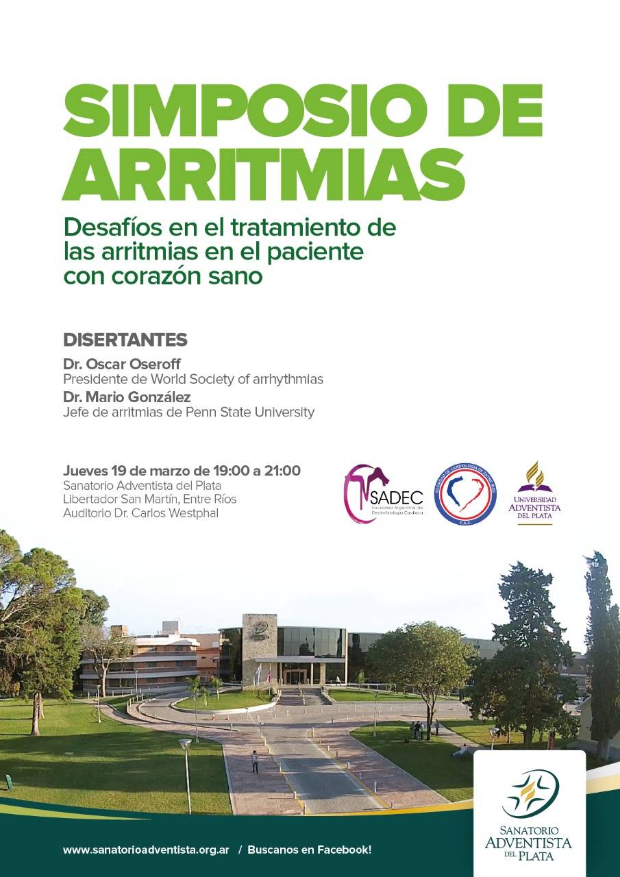 CANCELADO: Simposio de Arritmias “Desafíos en el tratamiento de las arritmias en el paciente con corazón sano”